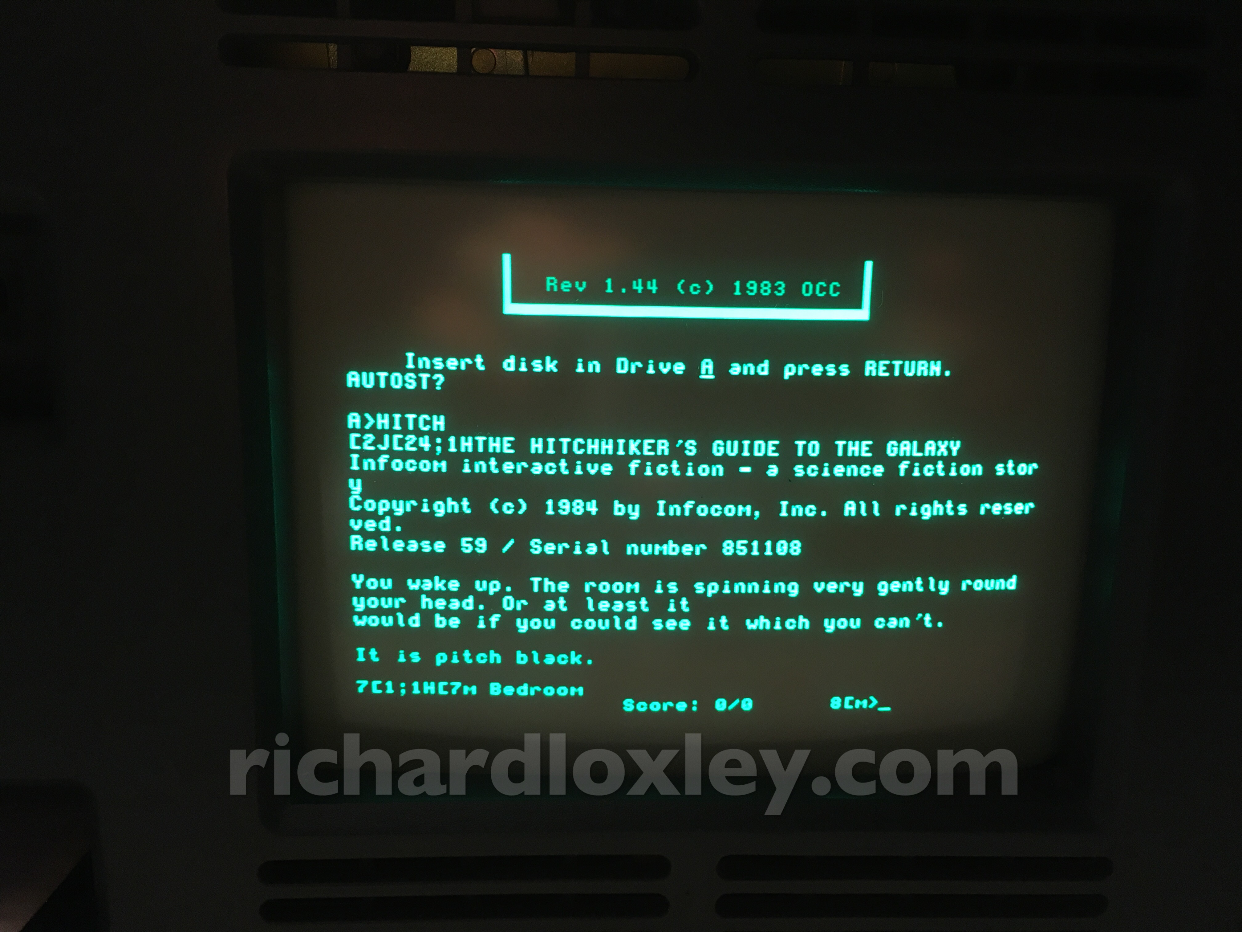 Osborne Restoration part 17: text adventure games!